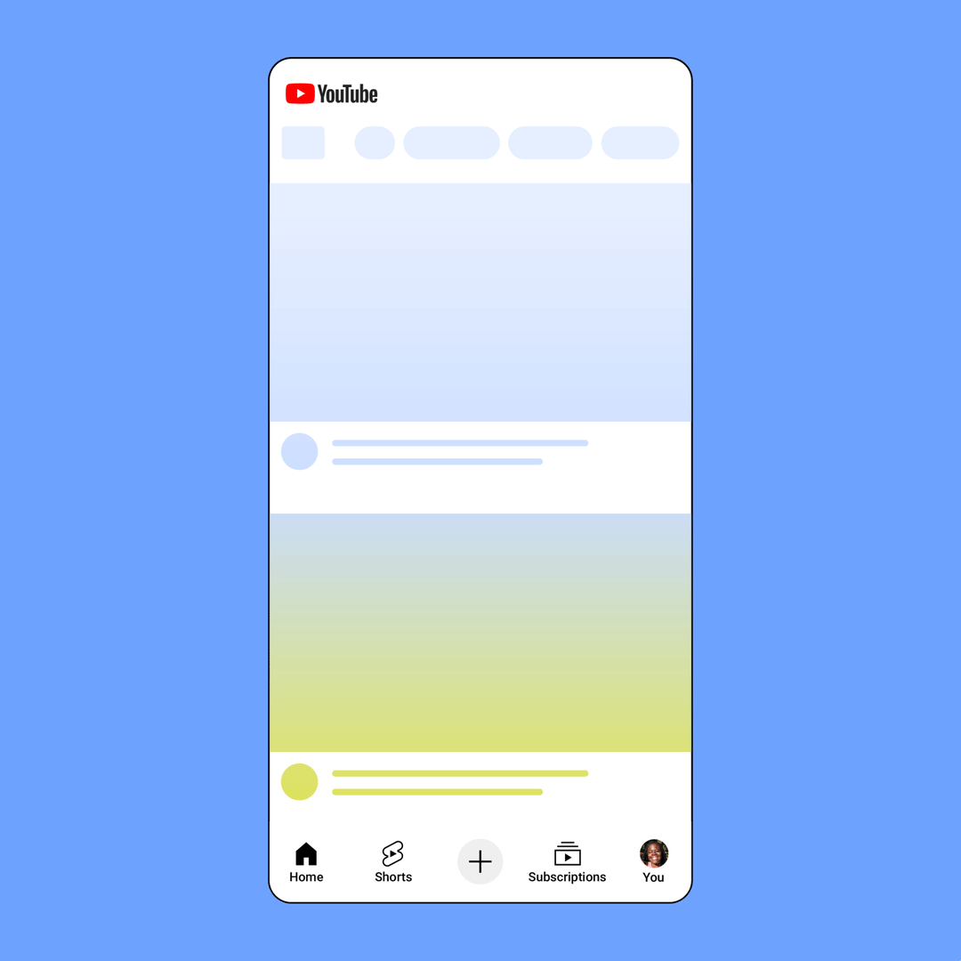 YouTube Family Center account linking in app